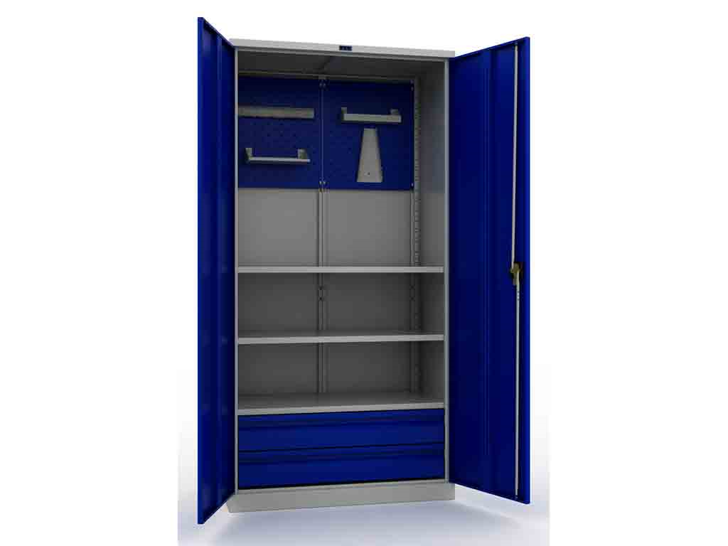 TC шкаф инструментальный TC-1995 (3 полки + 2 ящика + 2 экрана)