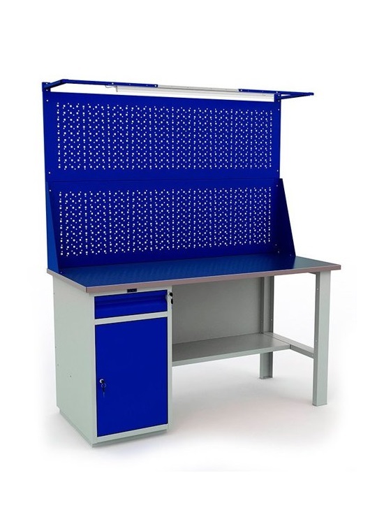 Верстак Profi 866x1600x700 (тумба WD-2+2 Экрана 1600+Свет)