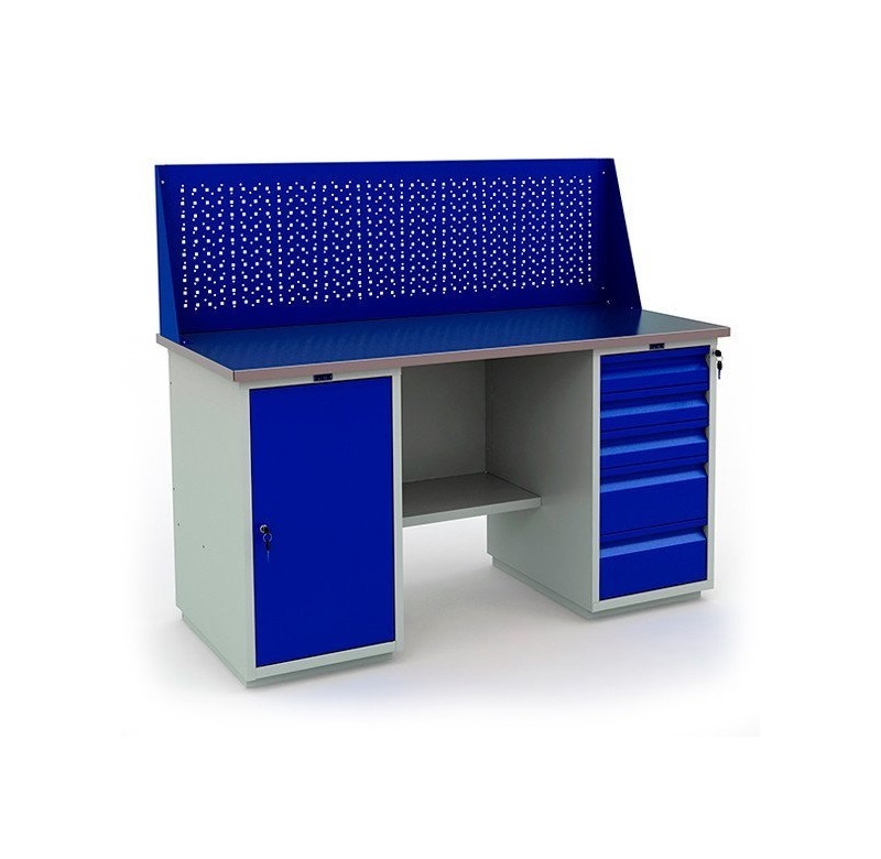 Верстак Profi 866x1600x700 (тумба WD-1 + тумба WD-5 + Экран 1600)