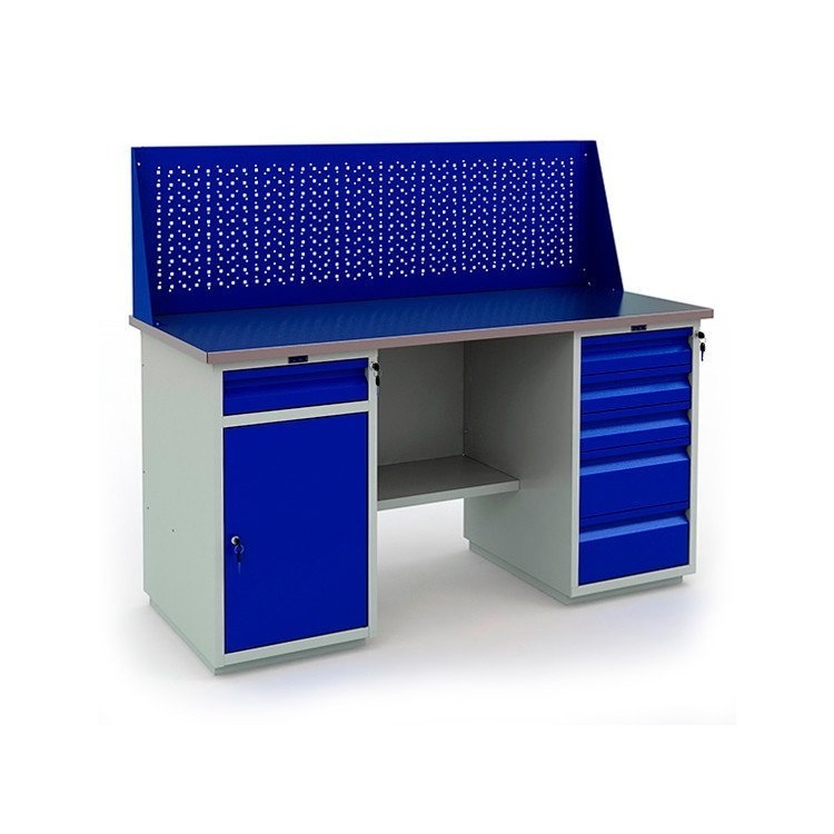 Верстак Profi 866x1600x700 (тумба WD-2 + тумба WD-5 + Экран 1600)