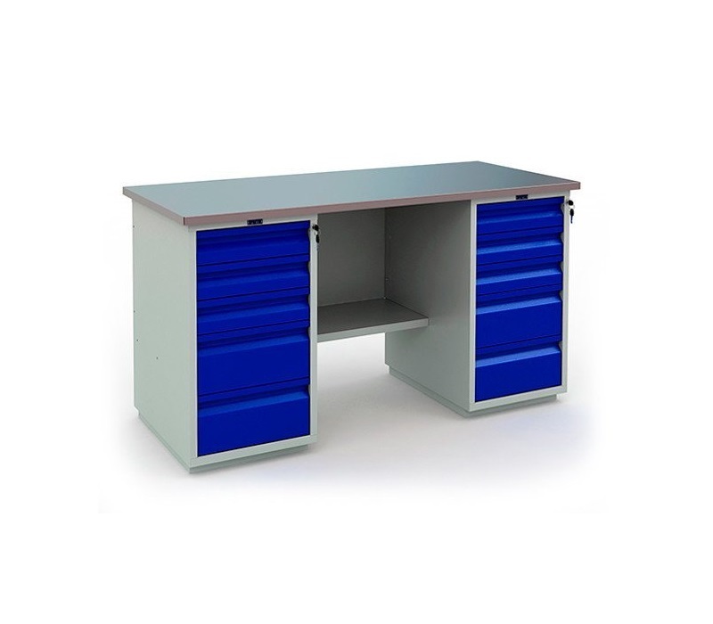 Верстак Profi 866x1600x700 (тумба WD-5 + тумба WD-5)