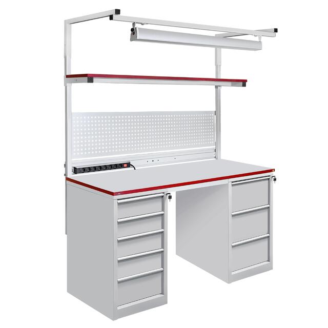 Стол промышленный с 2 тумбами СП-ТТ