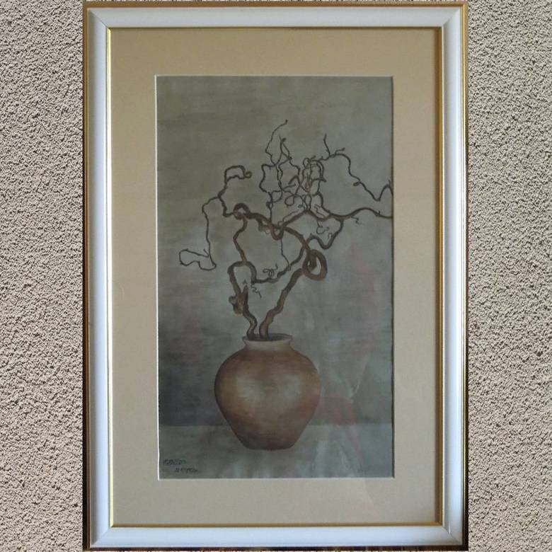 "Сухая ветка в вазе" № 37