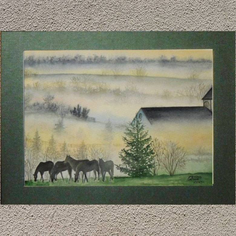 Лошади в тумане 241