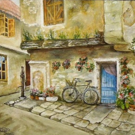 Велосипеду стены. Прованс. 244