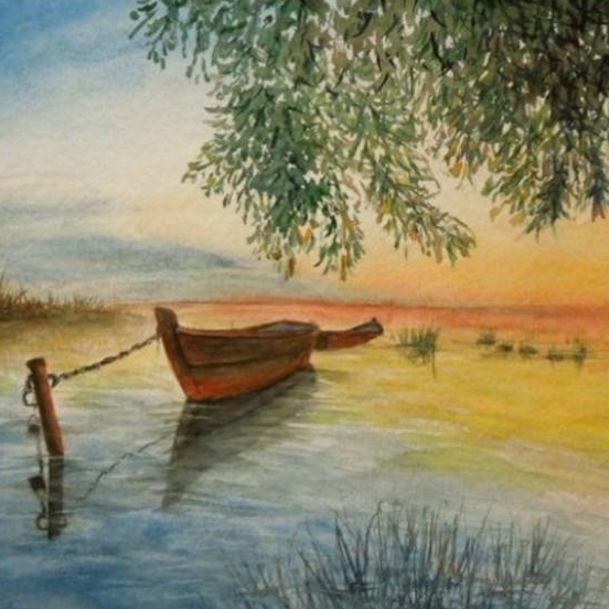 Лодка на озере Плещеево 249