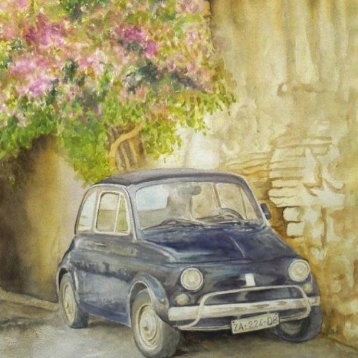 Под цветущим деревом.Фиат 259