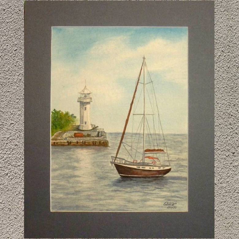 Маяк и яхта № 264