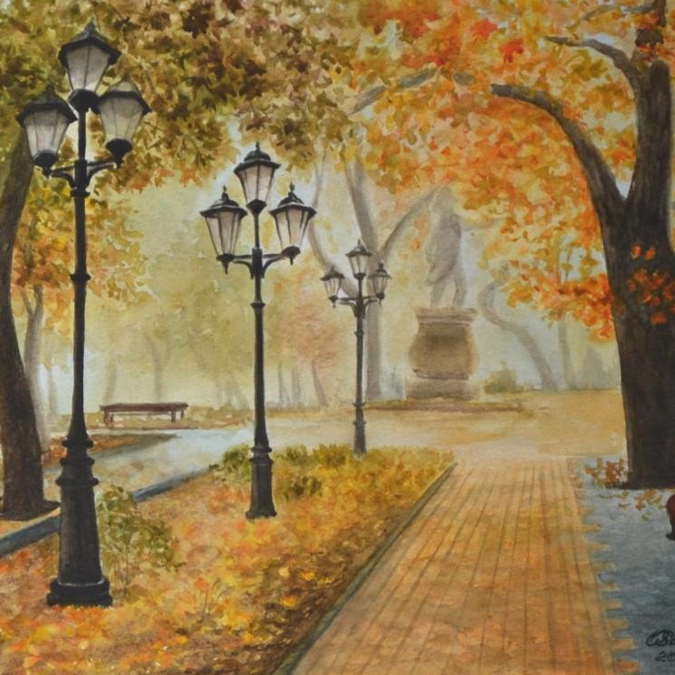 Утро в городском парке № 287