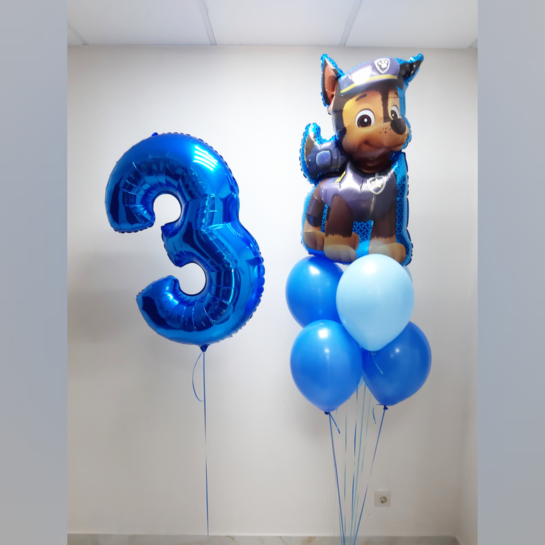 Букет с Цифрой 3