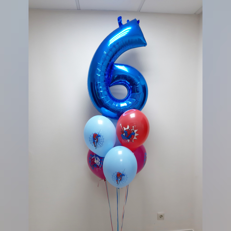 Букет с Цифрой 6