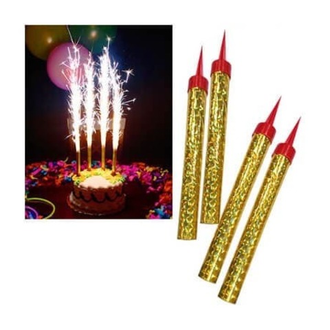 Свеча Фонтан для торта, 16 см