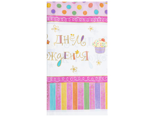 Скатерть п/э Сладкий Праздник 1,4х2,6м/А