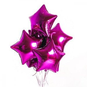 А Б/РИС ЗВЕЗДА 19" Металлик Fuchsia