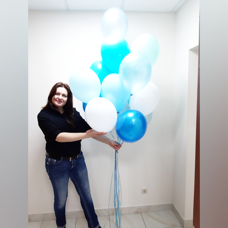 Букет из 12 шаров