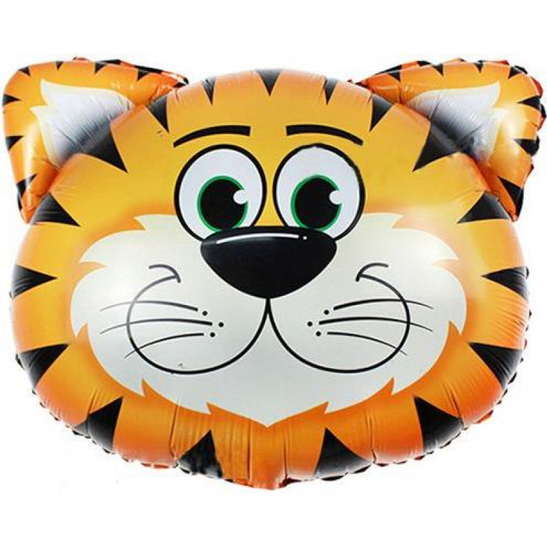 Шар из фольги Тигр голова