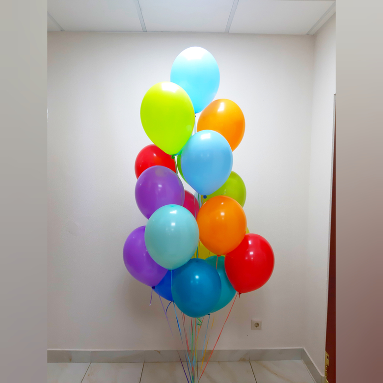 Букет из 17 шаров ассорти