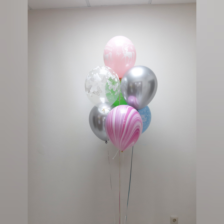 Букет на грузе из 7 шаров