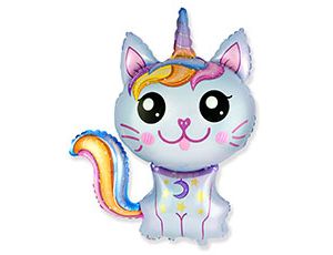 Ф ФИГУРА/11 Кот-Единорог голубой