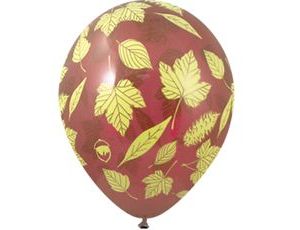 Шелкография кристалл 14" Осенние листья