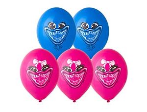 Шар с рисунком 14" Зубастики милые 2цв