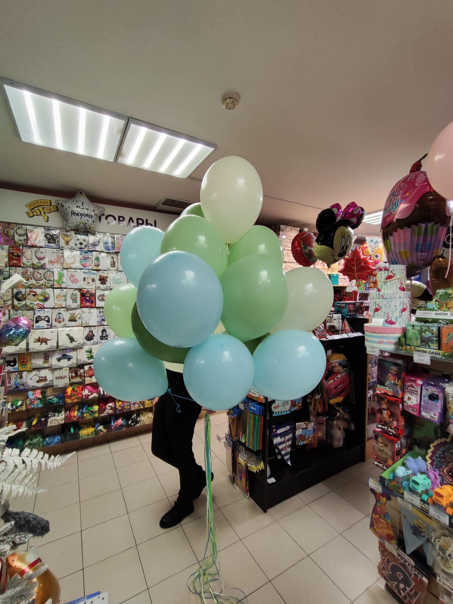 Букет шаров из нюдовых оттенков