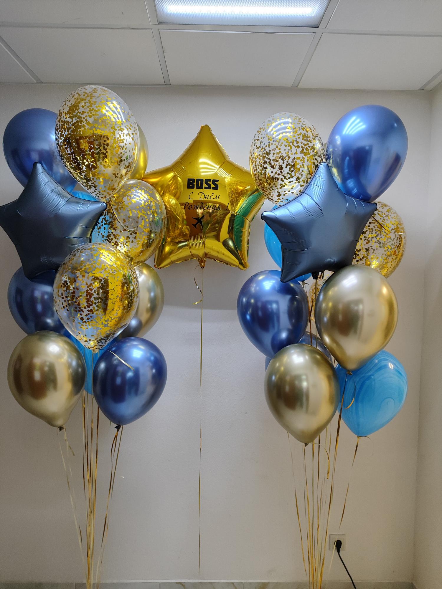Фотозона из шаров для Босса