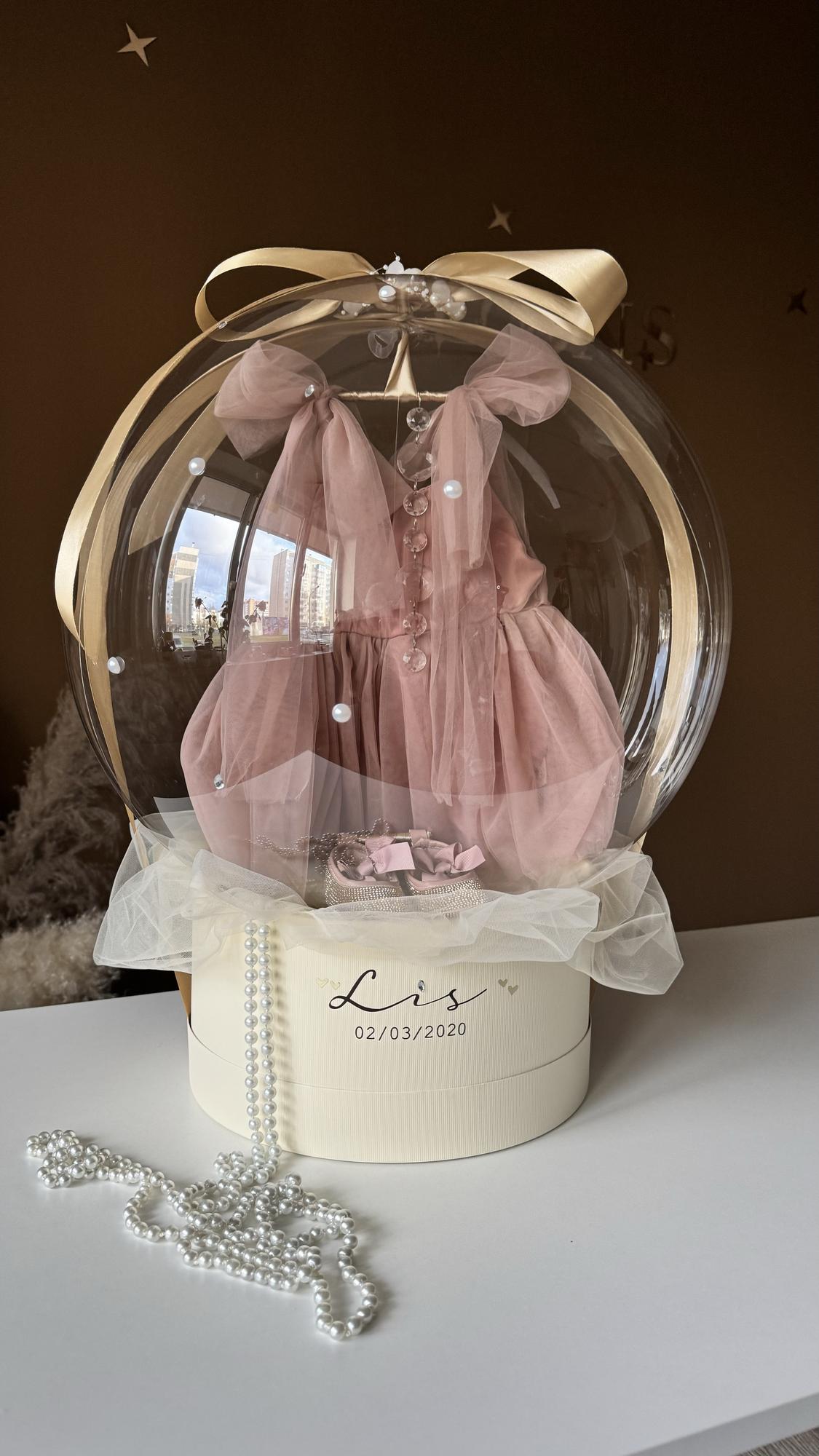 Бокс шар стеклянный для новорожденных