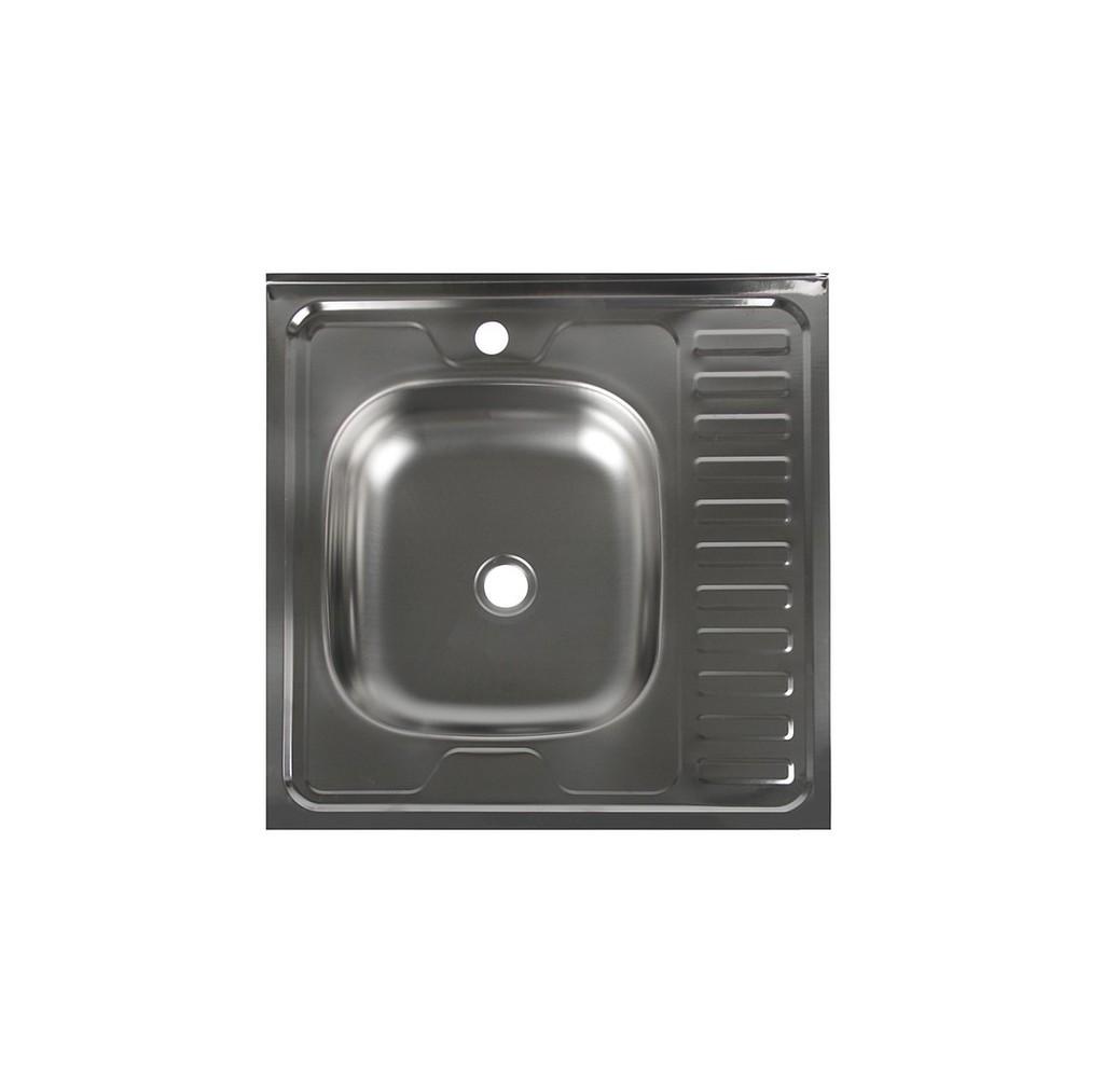 Мойка накладная Левая (без сифона) 600х600 мм