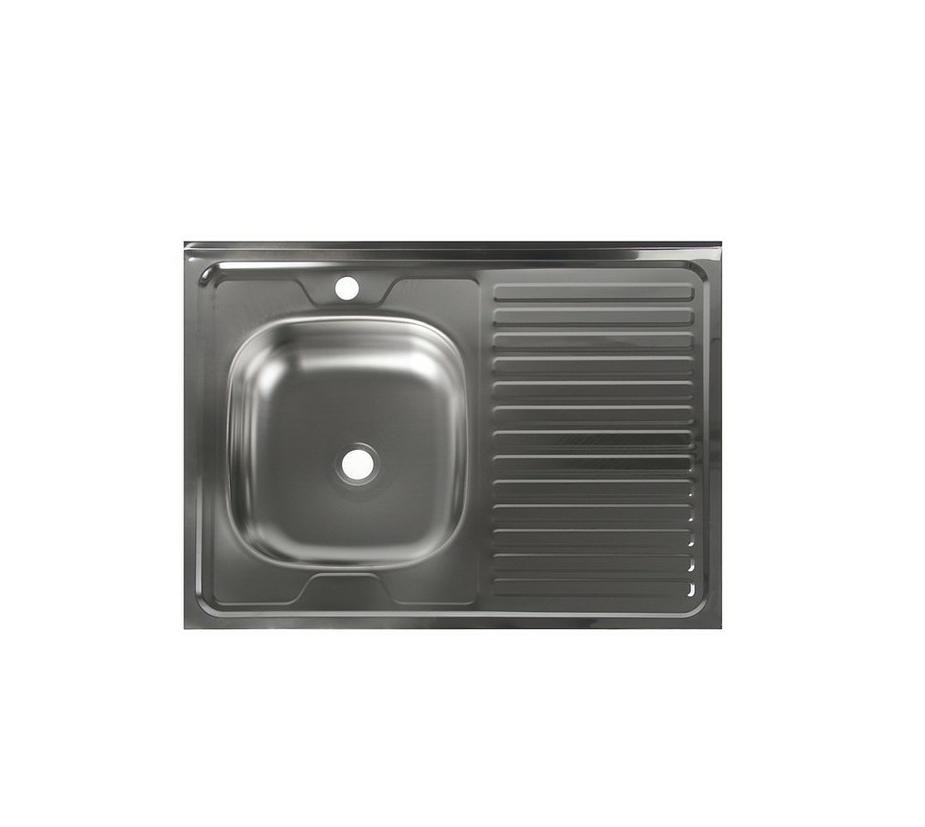 Мойка накладная Левая (без сифона) 800х600 мм