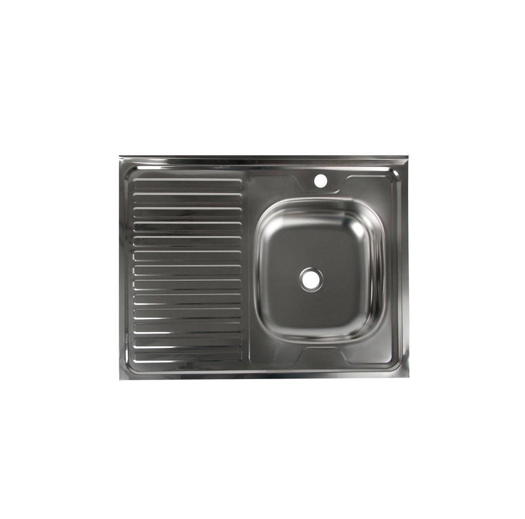 Мойка накладная Правая (без сифона) 800х600 мм