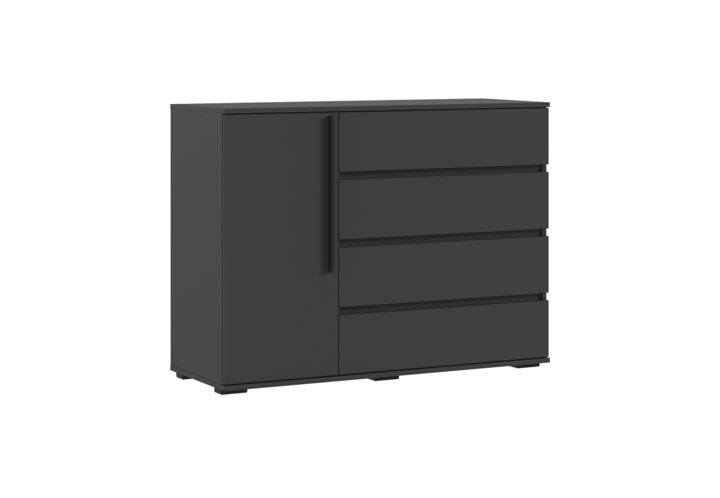 Комод "Норд" 1 дверь 4 ящика