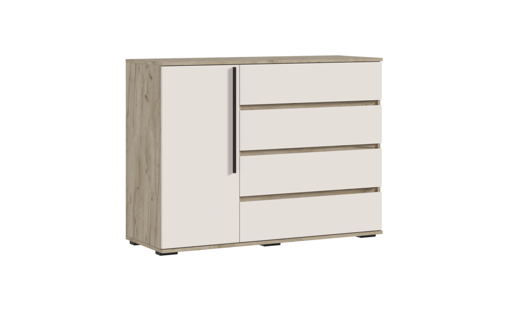 Комод "Норд" 1 дверь 4 ящика