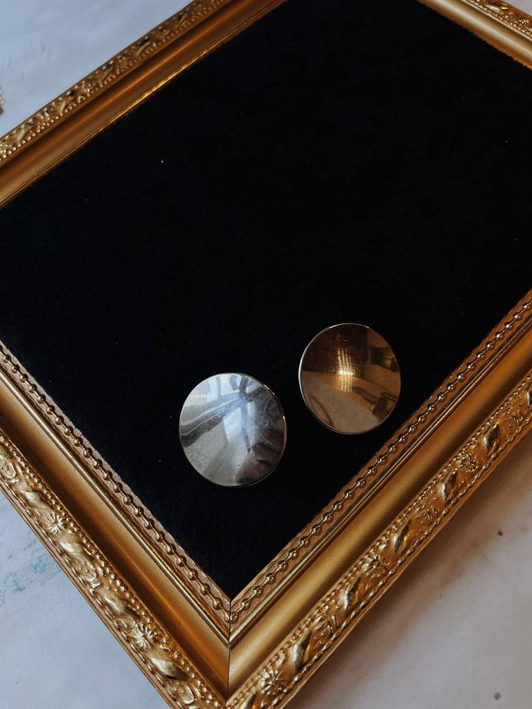 Винтажные клипсы «Круг-26»