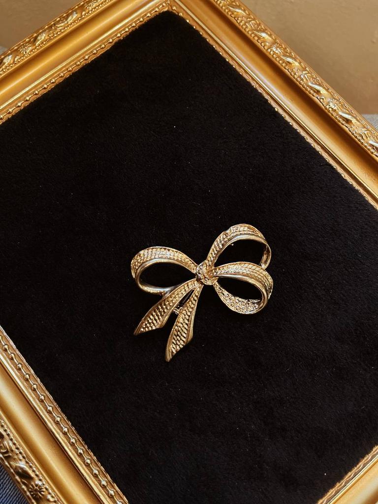 Винтажная брошь Бант