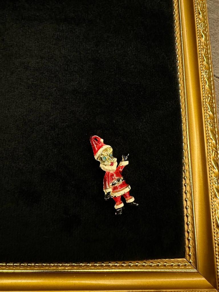 Винтажная брошь «Дед Мороз-09»