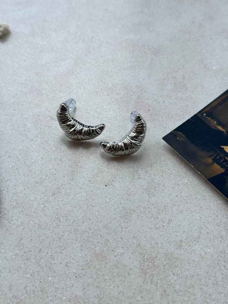 Серьги Миндальный круассан