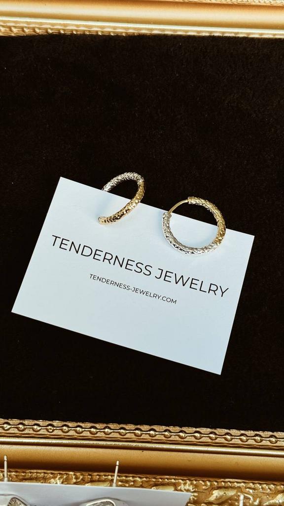 Серьги «Биколор»