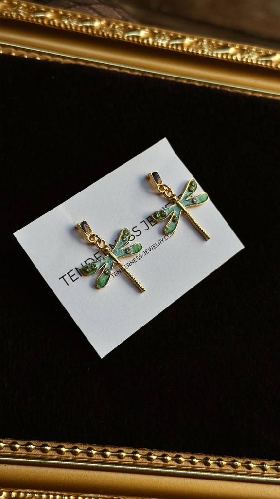 Серьги «Стрекозы»