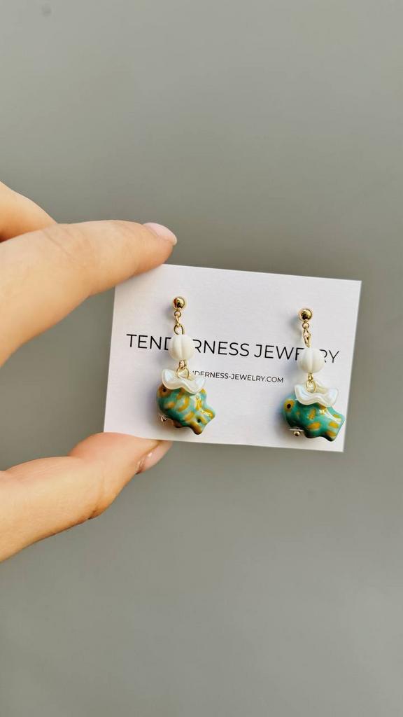 Серьги Рыбка-2