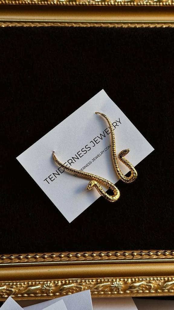 Серьги «Королевские змейки»