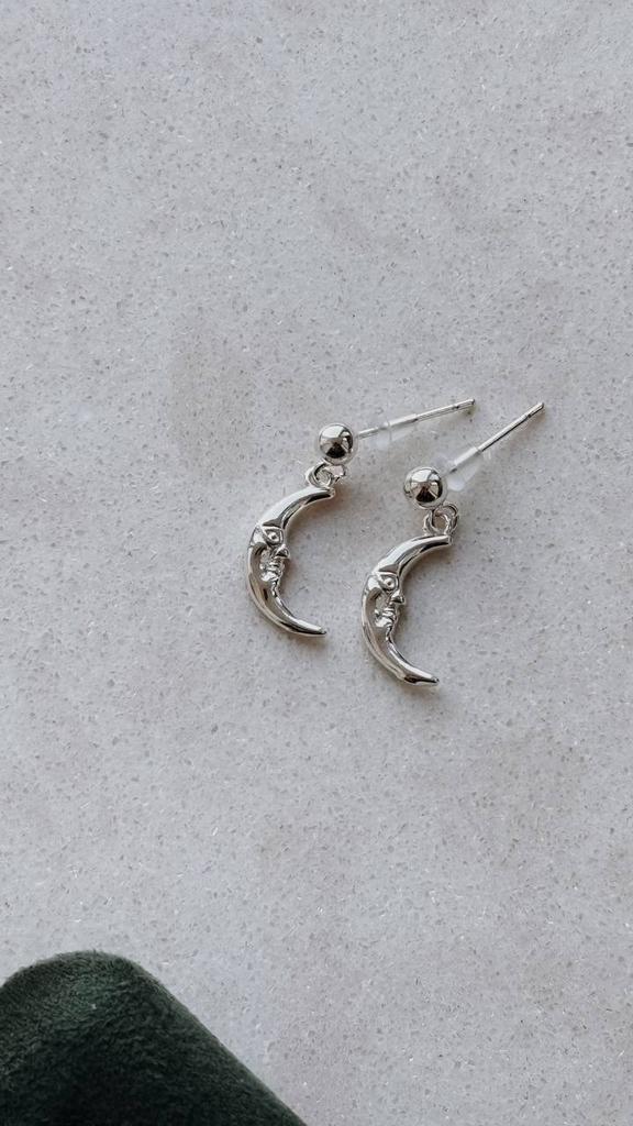 Серьги «Зимний полумесяц»