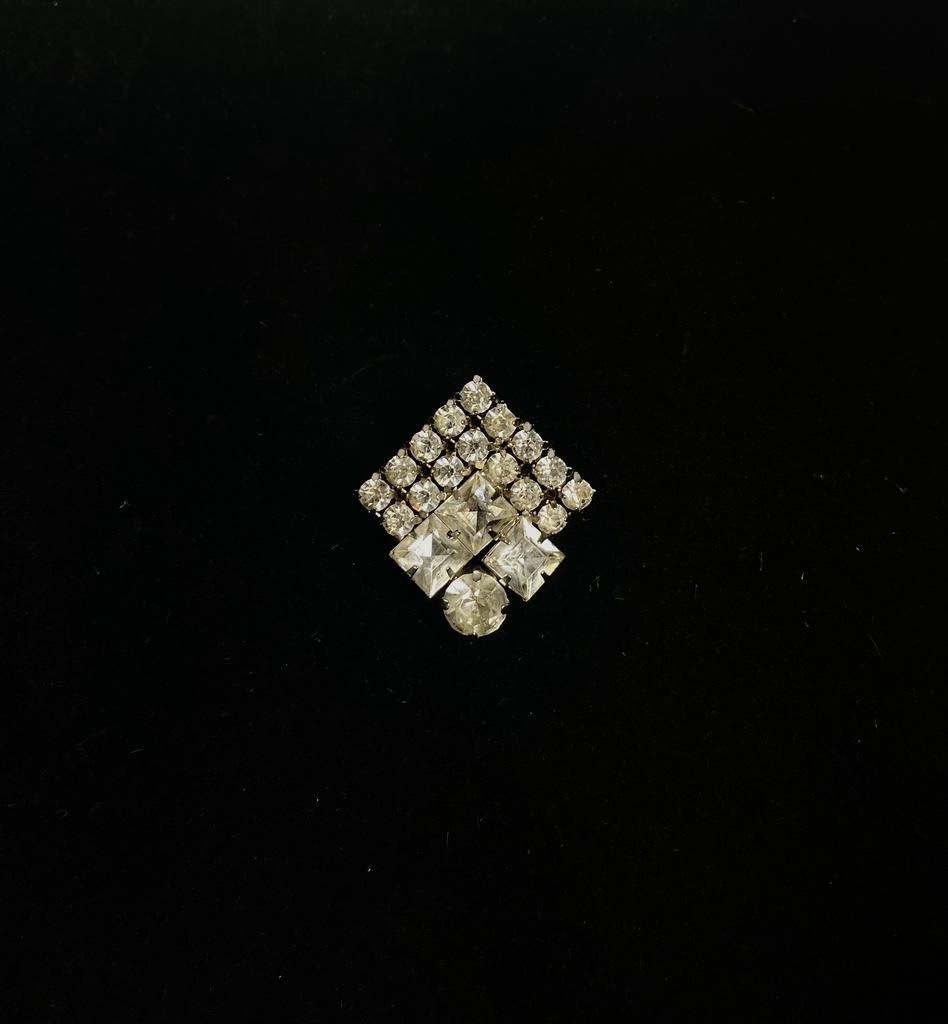 Винтажная брошь «Кристаллы-2»