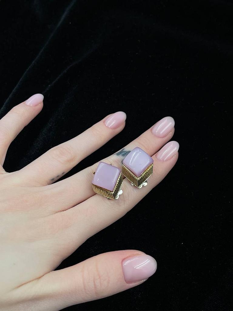 Винтажные клипсы «Сама нежность»