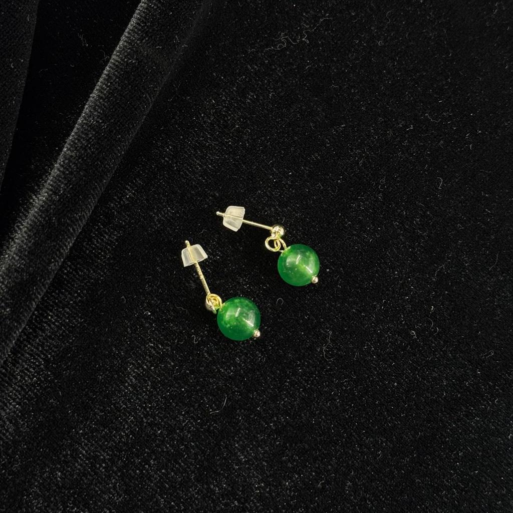Серьги "Зеленые малышки"
