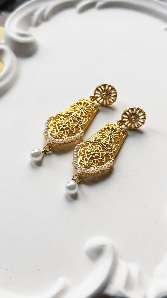 Серьги «Драгоценный силуэт»