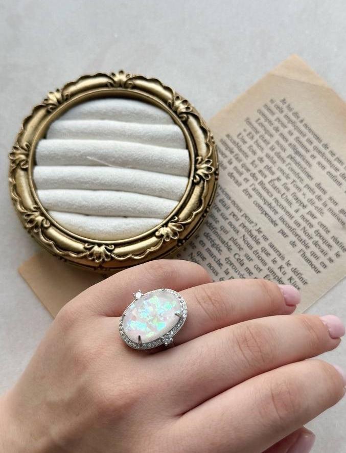 Кольцо «Лунный свет» 16 размер