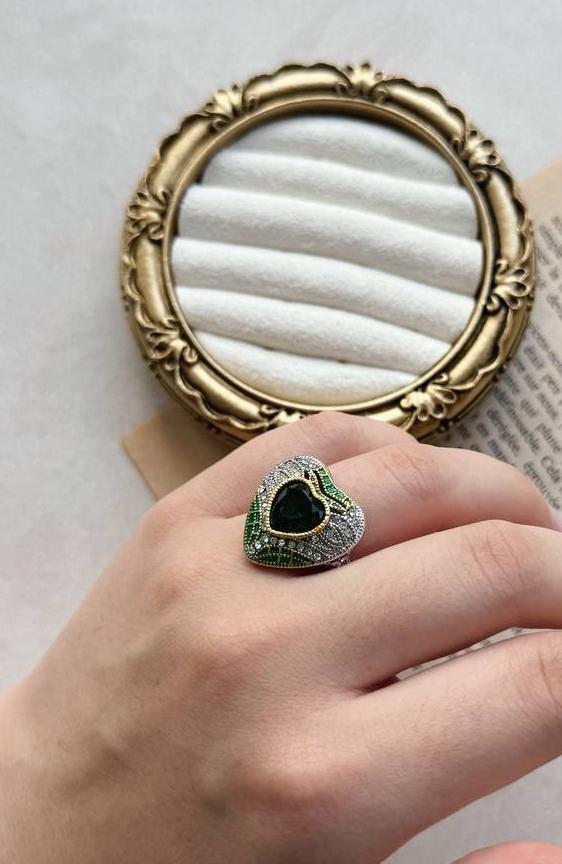 Кольцо «Звездный дождь» 16 размер