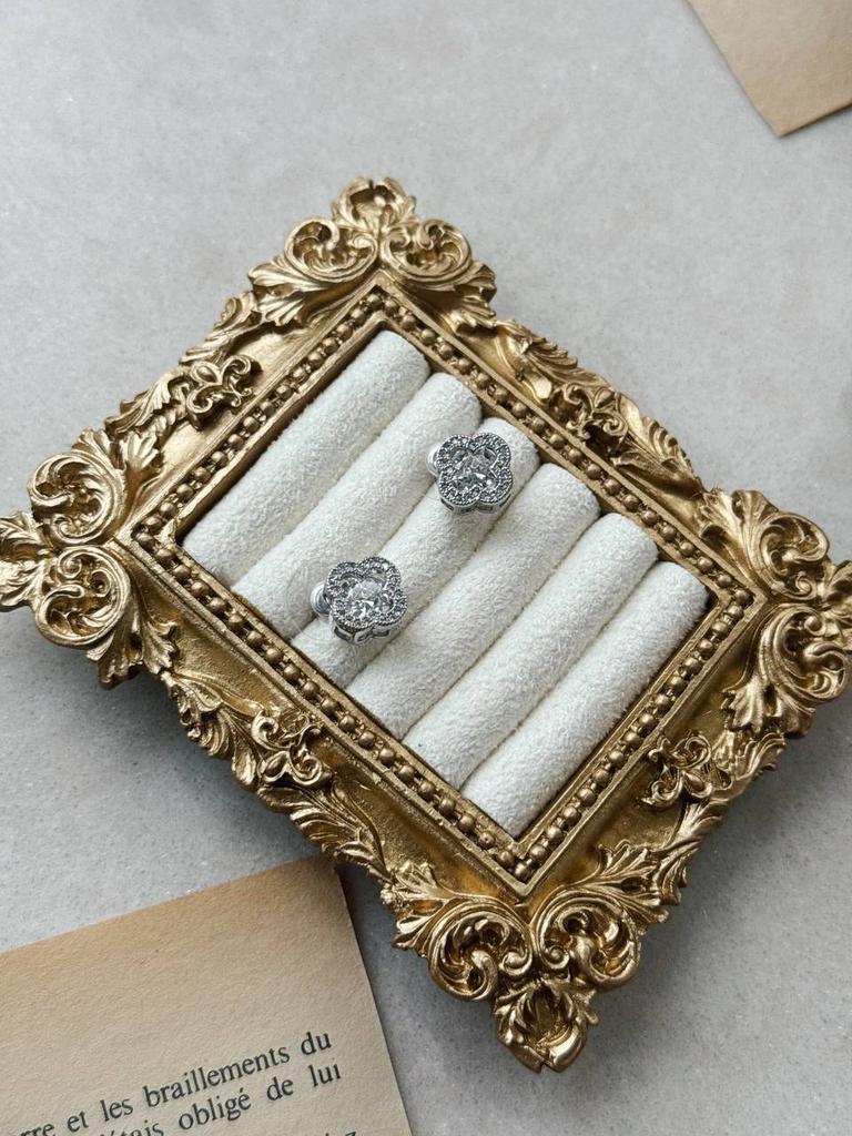 Серьги "Четырёхлистник видения"