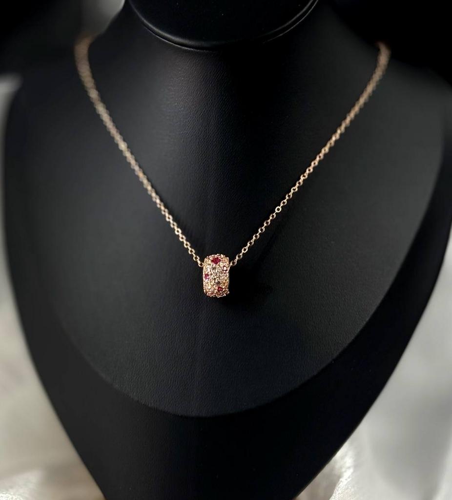 Кулон «Розовый круг»